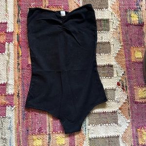 Black cotton bodysuit by America Apparel size XS